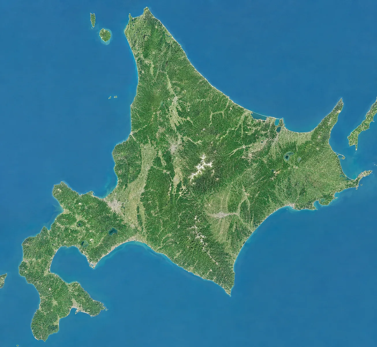 ニセコヘリポート発着・北海道内7地点路線マップ